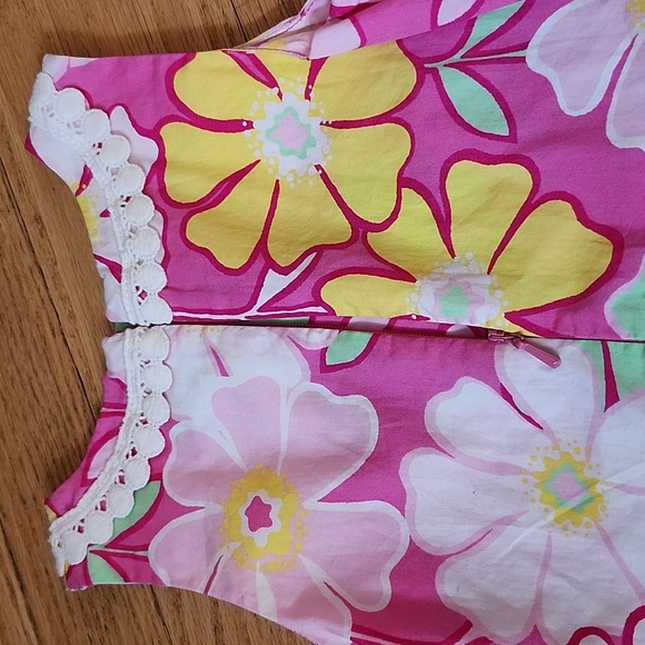 Baby GAP Floral Pink Sleeveless Dress Size 12-18 M - Picture 5 of 8